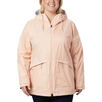 Dámské Bundy Columbia Arcadia Casual Plus Size Růžové OURFNA854